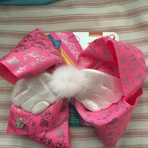 Jojo Siwa bow pink wing